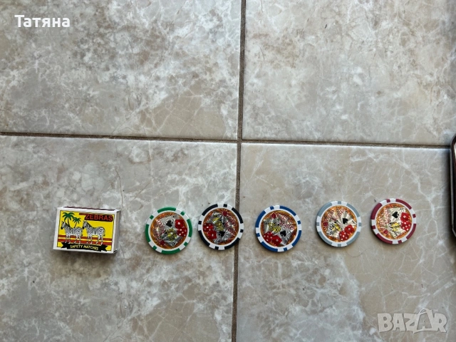 Комплект за покер в алуминиево куфарче, снимка 3 - Настолни игри - 54318991