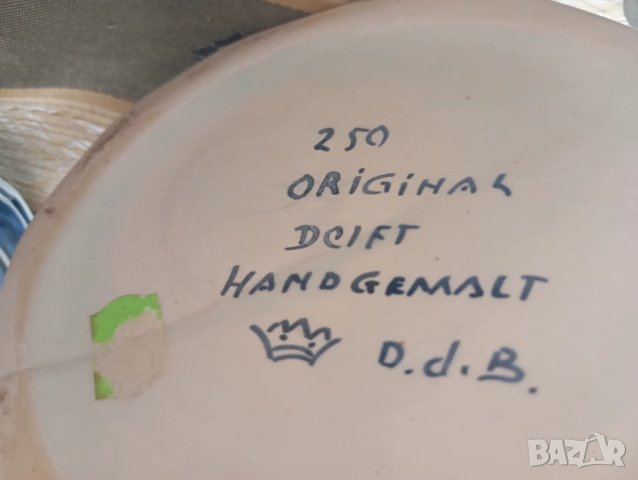 Порцеланова купа с капак,ваза блу делф, снимка 5 - Антикварни и старинни предмети - 50933780