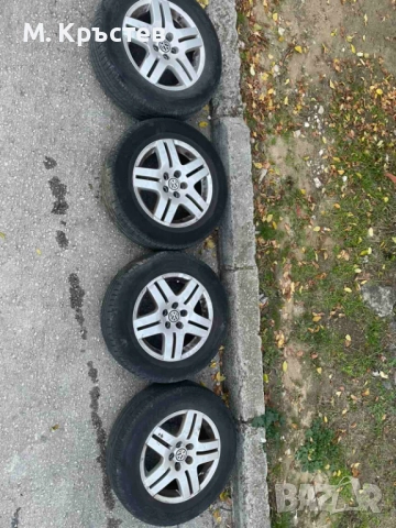 Продавам 4 бр. джанти с летни гуми 