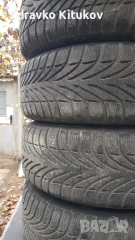4бр. зимни гуми 185/6514+ метални джанти 14" 4х100мм.