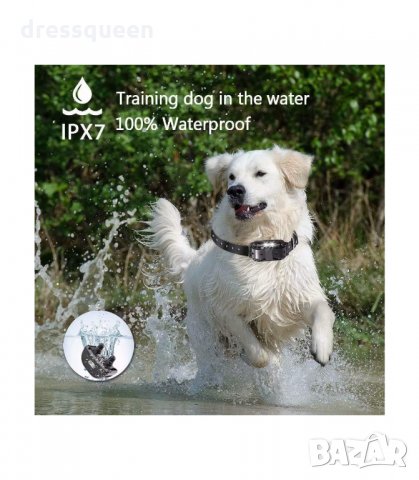 3160 Електронен нашийник за куче водоустойчив потопяем с обхват до 800 м., снимка 4 - За кучета - 34237336