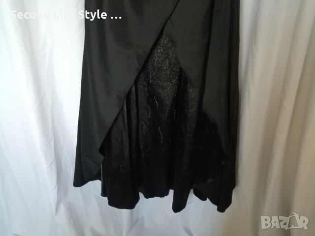 Официална дълга дамска рокля с мъниста р-р L - марка LISSA, снимка 8 - Рокли - 53047553