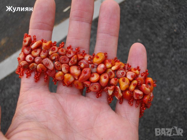  ГРИВНА СИНЦИ И КОРАЛИ, снимка 6 - Антикварни и старинни предмети - 37236797