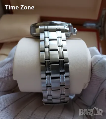 Omega Seamaster Diver 300M 42mm Steel Blue Wave Dial Ceramic Automatic, снимка 8 - Мъжки - 48183866