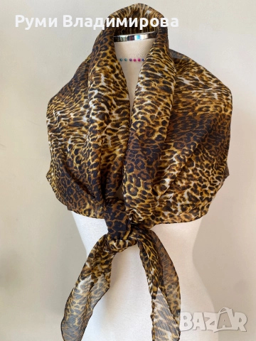 Леопардов шал/ различни видове, снимка 7 - Шалове - 45567433