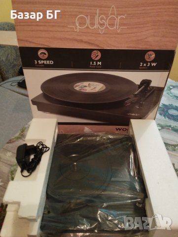 Грамофон pulsar wooden turntable , снимка 6 - Грамофони - 39145051