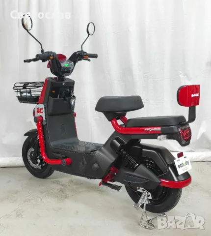 Електрически скутер Y9 800W, 60V 20Ah, Червен НА ИЗПЛАЩАНЕ !, снимка 2 - Мотоциклети и мототехника - 47713290