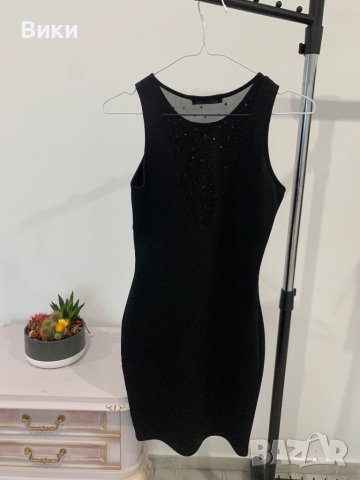 Елегантна черна рокля , снимка 14 - Рокли - 44358013