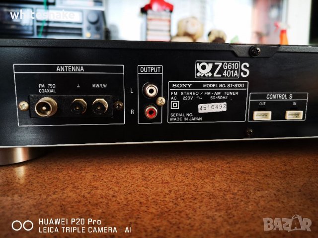 Sony ST-S120 hifi AM/FM Tuner, made in Japan, Перфектен, снимка 8 - Други - 31880651