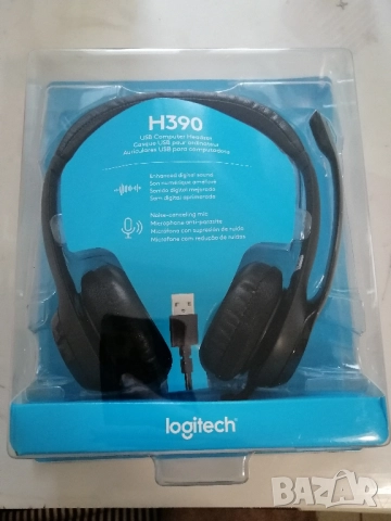 Logitech H390 Слушалки с микрофон за комп