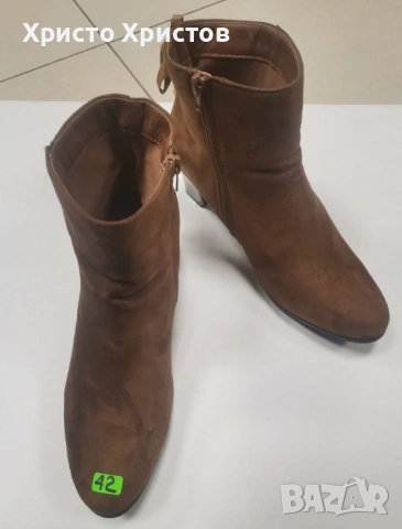 Дамски велурени боти LINEA LORESI Размер 42 