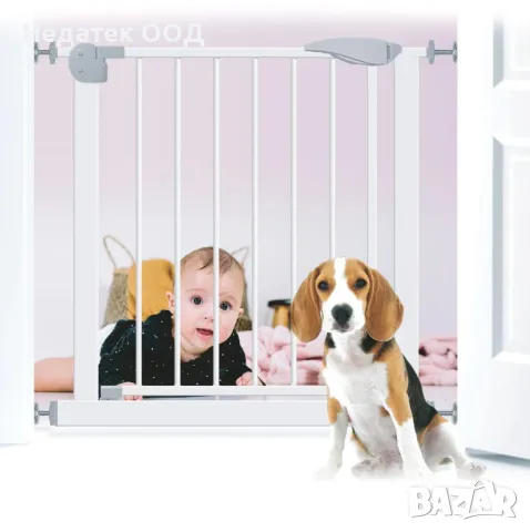 Блиндирана решетка, Honey Baby, Автоматично затваряне, 75-82см, Бяла, снимка 5 - Мебели за детската стая - 47759448