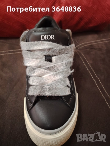 Оригинални кецове на dior естествена кожа с оригинални връзки
