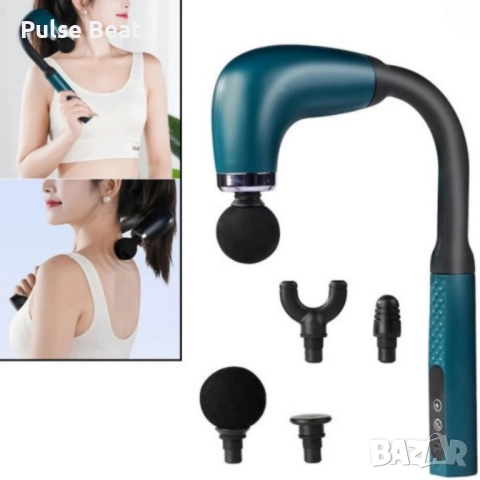 Професионален уред за възстановяване и релакс на тялото Fascial Gun Massage, снимка 2 - Масажори - 52394867