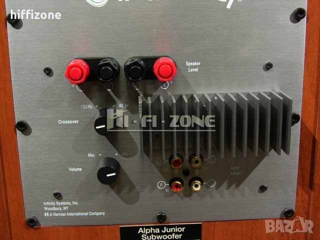  Субуфер Infinity alpha junior sub , снимка 10 - Тонколони - 42715278