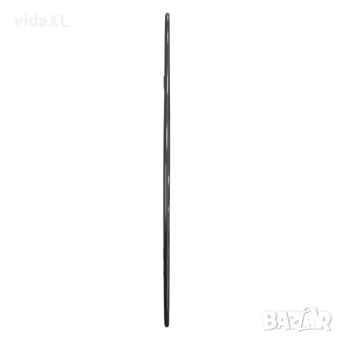 vidaXL Стенно огледало черно 60x50 см, снимка 4 - Огледала - 56147237