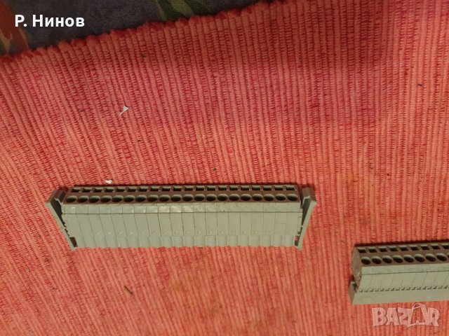 WAGO MCS  индустриален конектор  3.5 mm; 20-пина мъжко и женско комплект, снимка 1