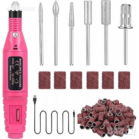 Електрическа пила за маникюр 7в1 за перфектно оформяне на нокти, снимка 7 - Педикюр и маникюр - 42162937