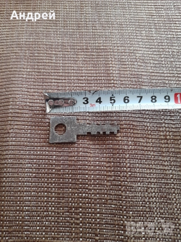 Стар метален ключ #24, снимка 2 - Колекции - 52630300