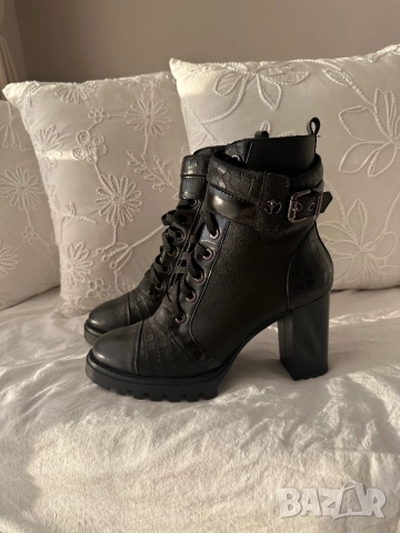 Черни боти обувки Eva Minge , снимка 6 - Дамски боти - 52171451