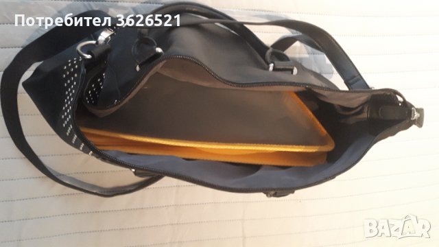 Черна дамска чанта Кларкс, снимка 4 - Чанти - 39481595