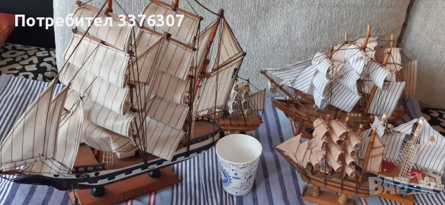 Продавам колекция от макети на кораби платноходи, снимка 5 - Колекции - 52765120