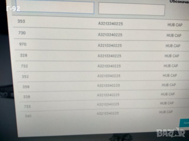 A3213340225**NEU**Mercedes**Капачка на главината**, снимка 3 - Части - 32107296