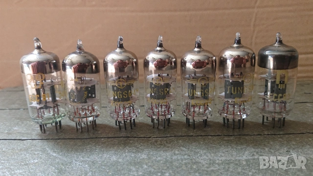Радиолампи RFT ECC81,TESLA ECC82,TUNGSRAM ECC82, RFT ECC83. 