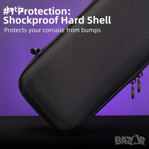 Skull & Co. Every Day Slim калъф за Steam Deck: Защитен калъф за пътуване за GripCase SD - черен, снимка 10 - Аксесоари - 53003878