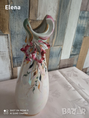 порцеланова ваза, снимка 3 - Вази - 44588238