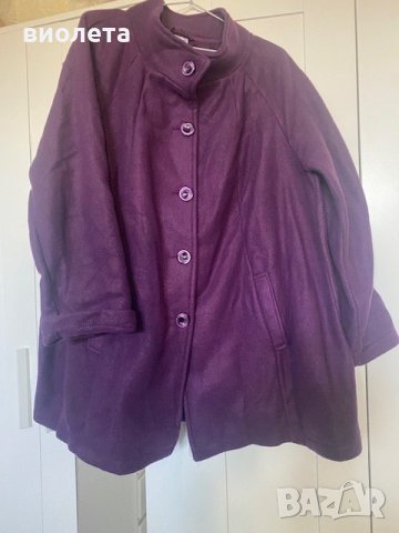 ново дамско манто есен - зима,голям размер