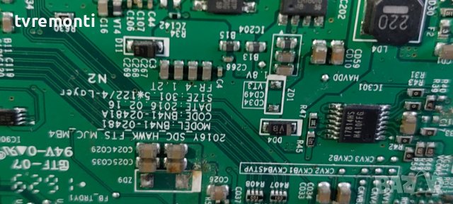 T-Con BN41-02481A BN95-02675A for Samsung UE40K6372S DISPLAY CY-VK040BGLV1H, снимка 3 - Части и Платки - 39438079