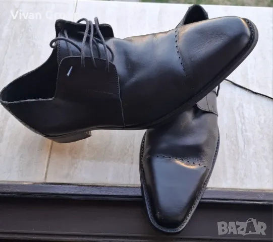 Мъжки обувки Edwin Wallace 100% кожа, снимка 5 - Официални обувки - 47743567