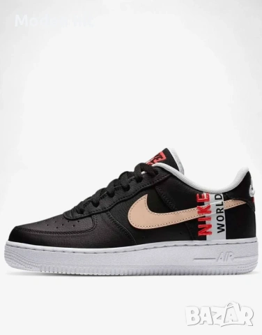NIKE Air Force 1 Lv8 1 Gs Shoes Black дамски сникърси