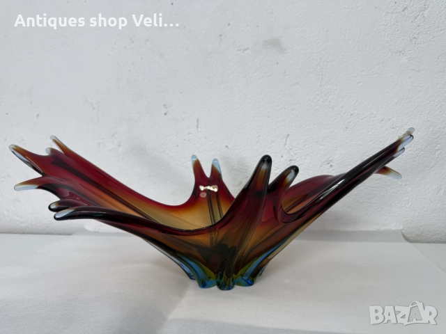 Стъклена купа/фруктиера Murano №7584 