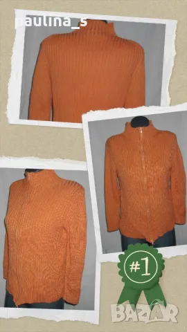 Три броя / Жилтека с цип и висока яка / праскова, меланж, синя / "Priority", "Vero Moda", " , снимка 2 - Жилетки - 17378429