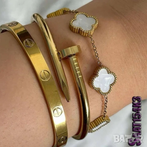 висококачествени гривни от стомана cartier , снимка 2 - Гривни - 51270692