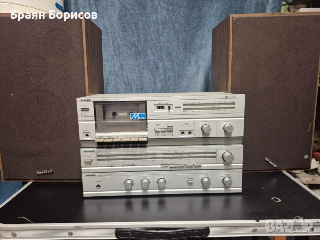 Sharp- SA-11H + RT-11H + Sharp колони – пълен ретро аудио комплект, мощен звук