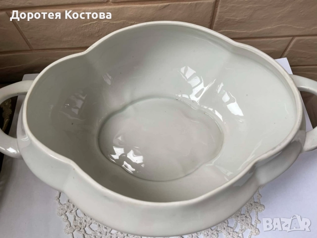 Красив голям и стар български супник на Изида , снимка 15 - Антикварни и старинни предмети - 52694562