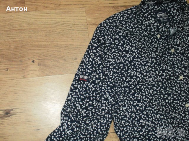SUYPERDRY нова мъжка оригинална памук М/L, снимка 6 - Ризи - 35234743