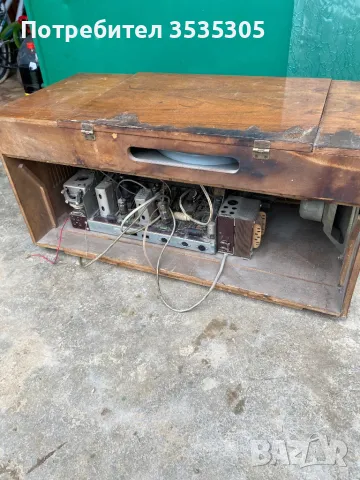 Ретро радио с грамофон Акорд 102, снимка 5 - Грамофони - 49749932