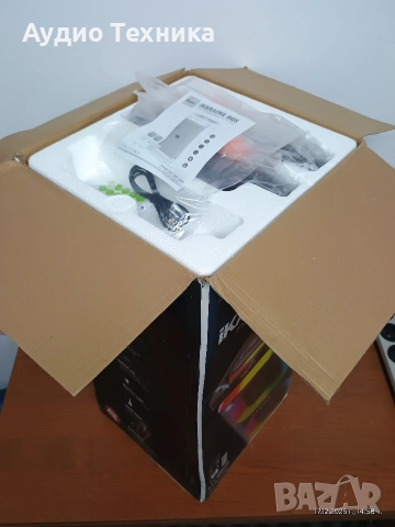 Чисто нова караоке колона Brodu BTS 1989. Акумулаторна с 2бр. микрофони и дистанционно. , снимка 16 - Тонколони - 52828421