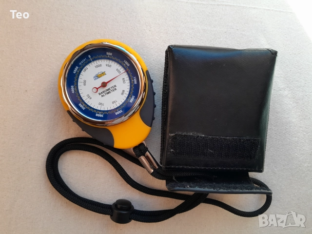 HITRAX - Алтиметър - барометър с кожен калъф, нов, снимка 2 - Други ценни предмети - 52927086