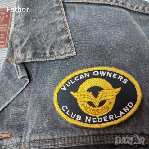 Оригинален мото елек на Vulcan riders Nederland, снимка 3 - Аксесоари и консумативи - 49707580