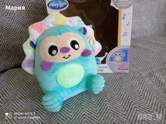 Playgro таралеж със светещо коремче , снимка 2 - Образователни игри - 52731148