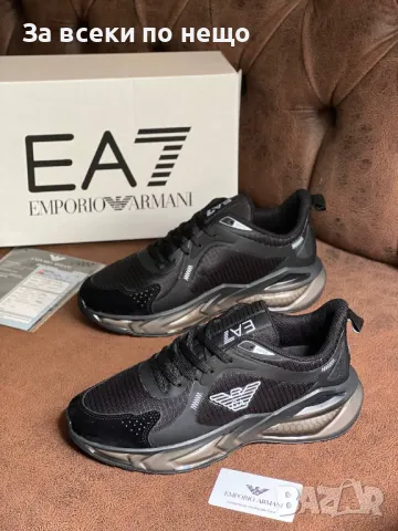 Emporio Armani Мъжки Маратонки👟Мъжки Спортни Обувки Емпорио Армани - Различни Цветове Код D1636, снимка 4 - Маратонки - 48724116