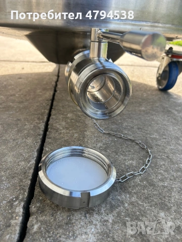 ПРОФЕСИОНАЛЕН НЕМСКИ INOX СЪД 450L / COR450 – КАТО НОВ, снимка 7 - Други машини и части - 54345284