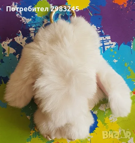 Пухкаво плюшено зайче, снимка 3 - Плюшени играчки - 56320665