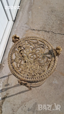 Алуминиева стойка в Ар Нуво стил, снимка 4 - Маси - 52131184