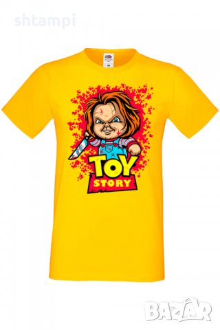 Мъжка тениска Toy Story Chucky,Изненада,Повод,Подарък,Празник, снимка 2 - Тениски - 37652331